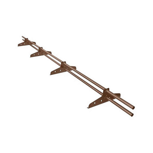 Снегозадержатель трубчатый универс. (RAL-8017 корич.) 3м.