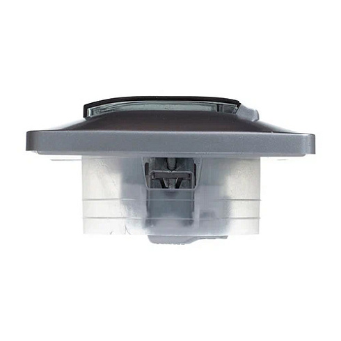 Розетка 1-м Glossa с/з со шторками и крышкой 16А в сборе алюминий IP44  Sche GSL000348