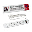 Удл. с сетевым фильтром 5х3м+2USB+1TYPE C, с/з,10A 2500Вт S-GSR5-3 U2C1 White/Grey Uniel UL-00012109