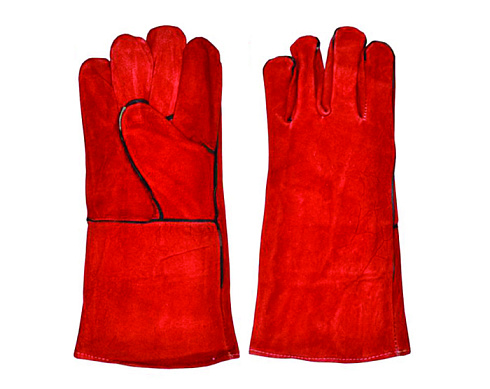 Краги сварщика, утолщенная замша длинные