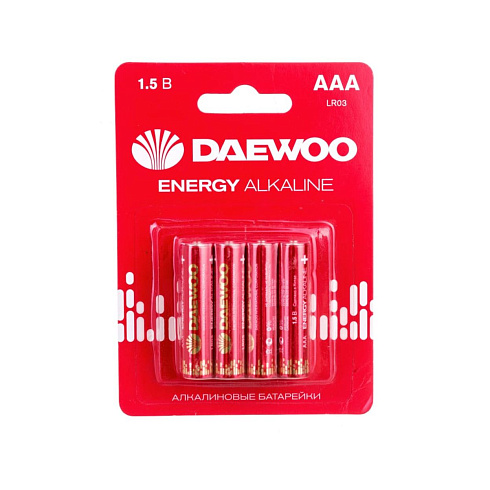 Эл-т пит. алкалин LR03/ААА 1,5В DAEWOO 5031111