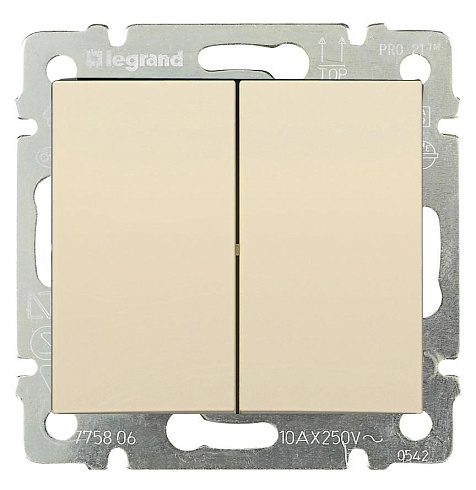 Выкл механизм. 2-кл. СП Valena сл.к.Leg 774305