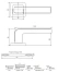 Ручки дверные Code Deco Н-22106-A-BLM/B