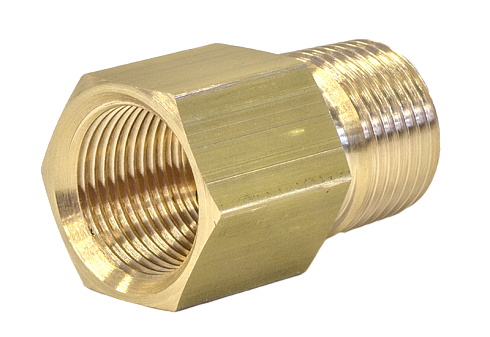 Футорка для манометра BF1412FM 1/4" Fх1/2" М латунь