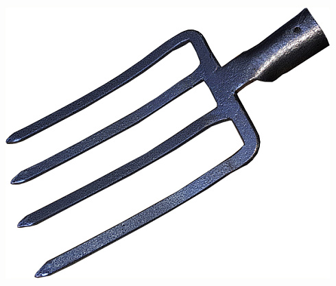 Вилы 4-х рогие садово-огородные без черенка (1078)