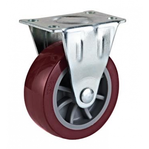 Колесо не поворот кр.пластик 50мм (8003050)