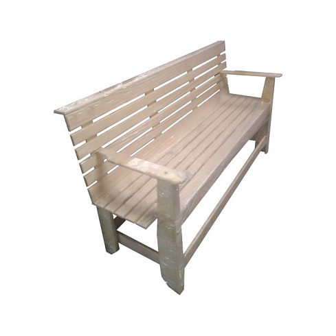 Скамья с подлокотниками 1400х870х550 (разборная)