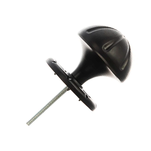 Ручка -кнопка дверная 16 черная (6131)