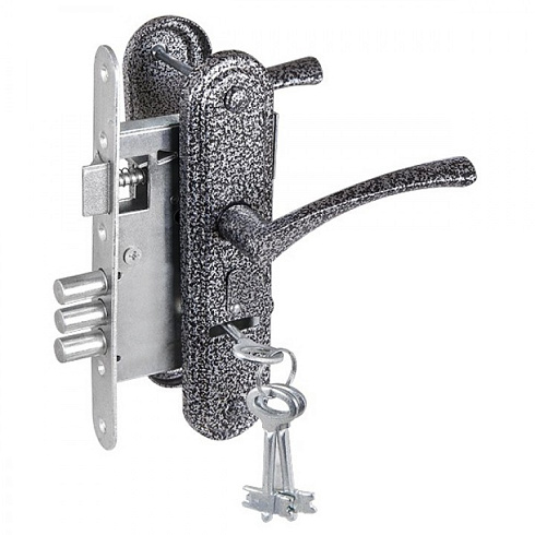 Замок врезной Avers 3В4-1-8 (серебро)