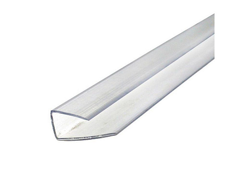 Профиль торцовый UP 10мм прозрачный 2,1м