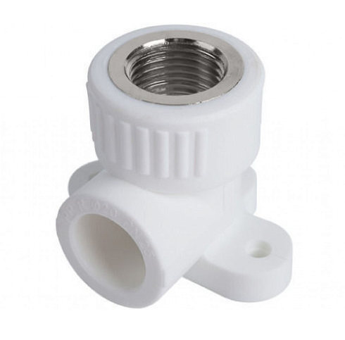 Угол 90° комб. с вн.р. и креп. PPR - 25 x 1/2