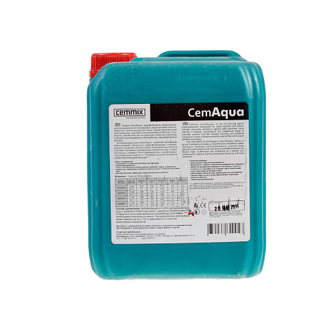 Добавка "CEMAQUA" водоотталкивающая 5л "CEMMIX"