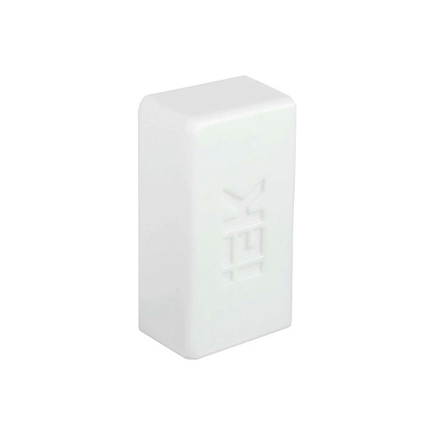 Заглушка КМЗ 16х16 БЕЛЫЙ Элекор ИЭК