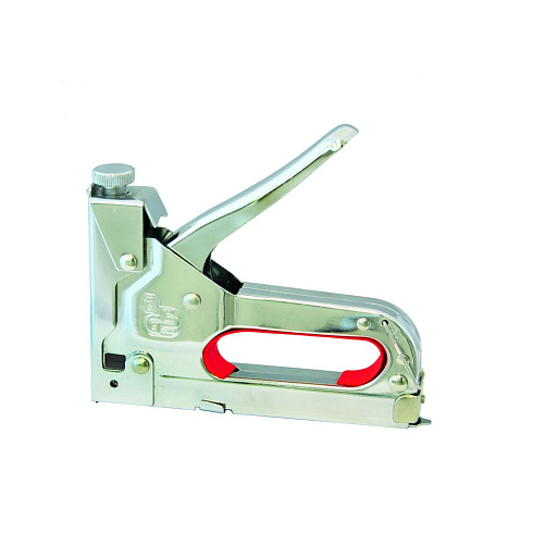 Пистолет скобозабивной (тип140) хром. для скоб и гвоздей "КЕДР" 022-1004