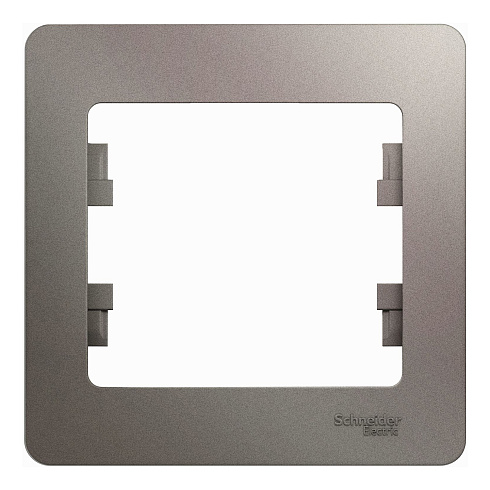 Рамка 1-м Glossa платина Sche GSL001201