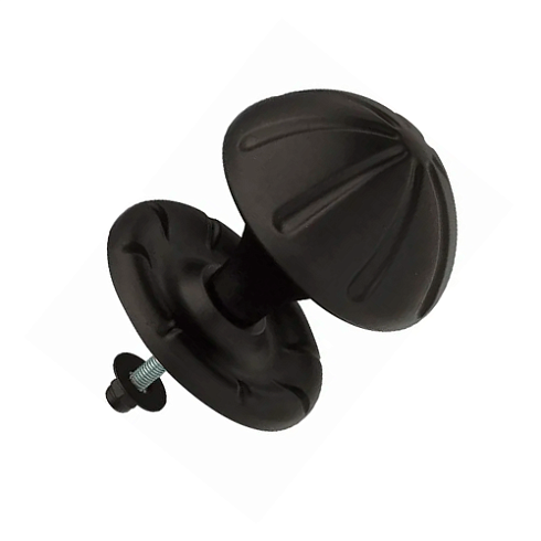 Ручка -кнопка дверная 16 черная (6131)