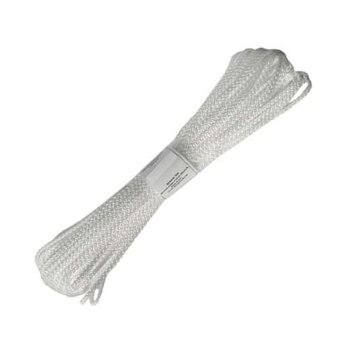 Веревка хозяйственная белая полиэфирная D4 25м (8003103)