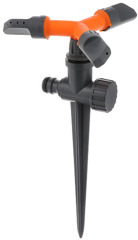 Разбрызгиватель пластик.вращ. на пике 3 лопасти Polyagro (7573610)