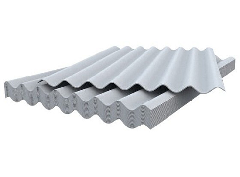 Шифер волновой СВ-40 1750х1130х5,2мм