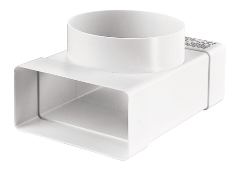 Тройник плоский-круглый 60х120х100 (612ТФ10П) ВР 