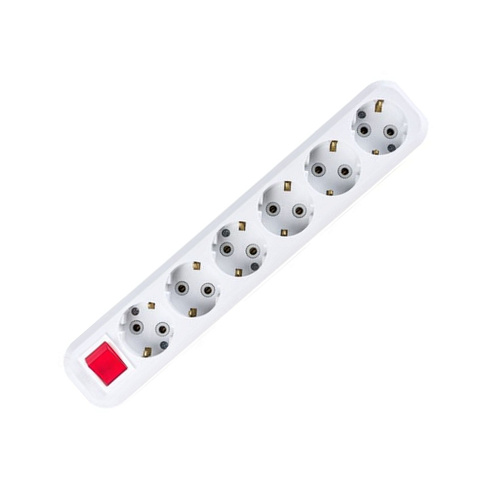 Колодка удлинителя 6-м с/з с выкл. MAKEL MGP 231