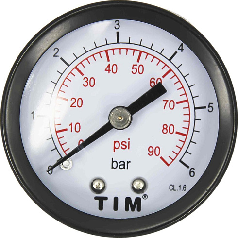 Манометр радиальный боковой  (до 16 бар)