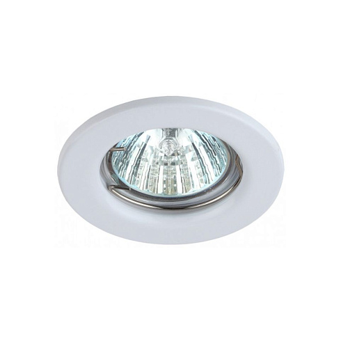 Светильник ST1 WH 50Вт MR16 12В точечн. штампован.бел ЭРА С0043797