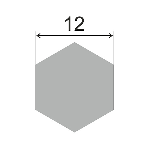 Шестигранник г/к 12 (Сталь сорт констр СТ20)