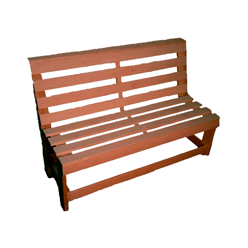 Скамья без подлокотников 1000х870х480 термо