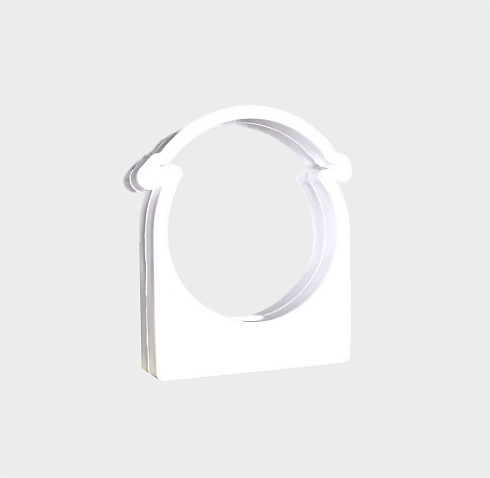 Крепление д/труб  одинарн. с защелкой PPR 50