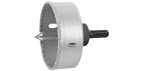 Коронка-чашка с карбид-вольфрам. нанесением, в сборе, высота 25мм, 51мм ЗУБР (33360-051_z01)