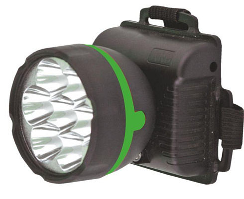 Фонарь налоб. 909LED7 (5LED 1 реж 3хR6 черн.) Ultraflash 11782