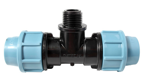 Тройник ПНД 32 х НР 1 х 32 