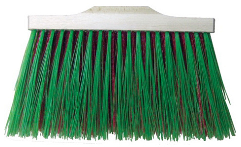 Метла уличная в сборе  350 мм (прямая щетина) черенок с резьбой (8005910)