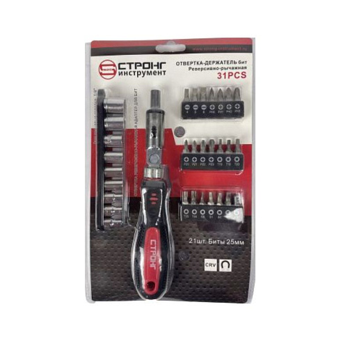 Отвертка-Набор АРР с торцевыми головками, битами 31 в 1 (Набор) СТП-94500031