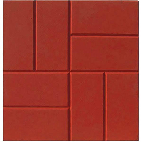 Плитка тротуарная 400*400*50 красная (4051)