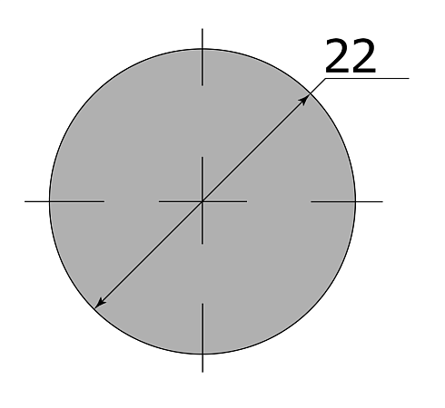 Круг г/к 22 Ст20