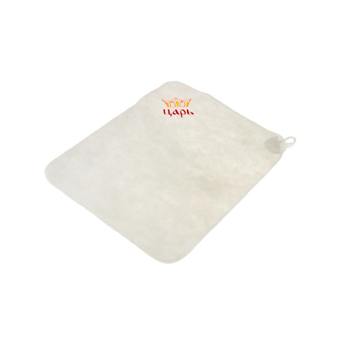 Набор банный из 5 предметов белый с вышивкой (2822383)