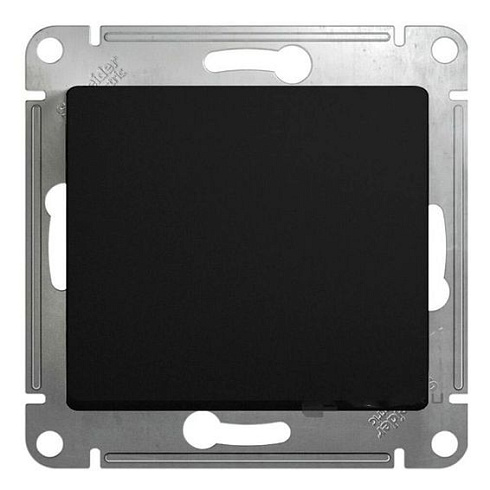 Мех.выключ. 1-кл. СП Glossa 10А IP20 10AX антрацит. Sche GSL000711