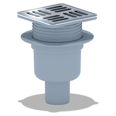 Трап АНИ (TQ1712) вертик. регулируемый, d110мм, 150х150