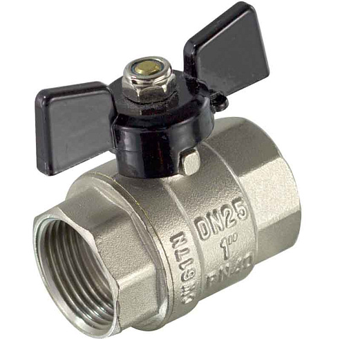 Кран шаровый, бабочка 1, вн-вн. 