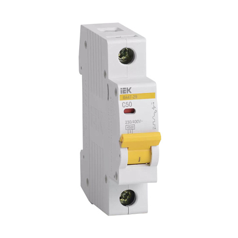 Выкл.авт.мод.1п C 50А ВА 47-29 4,5кА ИЭК