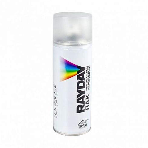 Лак аэрозоль акриловый матовый 520 мл "Rayday" RD-029