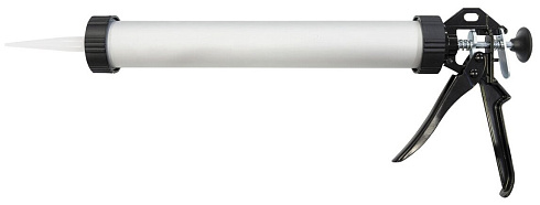 Пистолет для герметиков закрытый корпус гладкий шток 750мл "Кедр 030-0002"