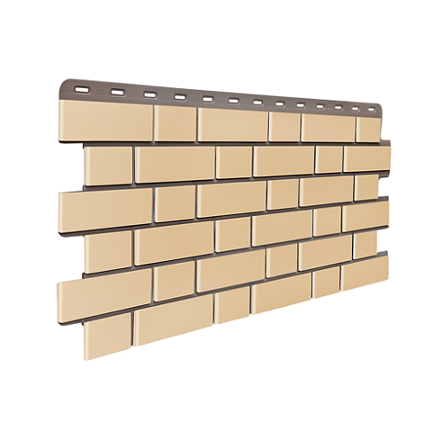 Фасадная панель FineBer ДАЧНЫЙ кирпич Клинкерный (желтый) 1,13х0,463