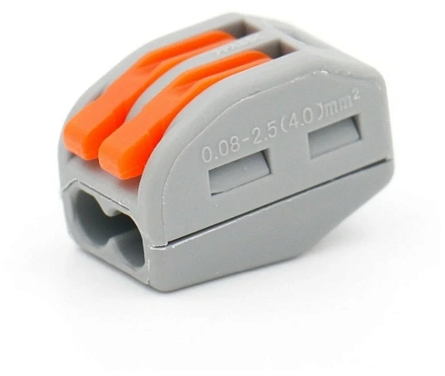 Клеммник 2 рычага (0,08-2,5) 222-412 (защёлка) Navigator 19283