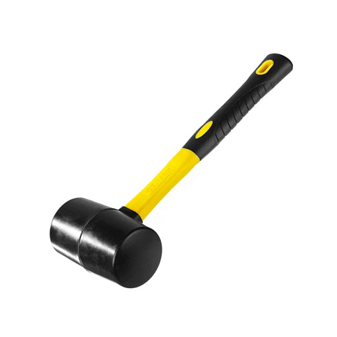 Киянка резиновая черная 450г с обрезин. ручкой, Stayer (2054-65)