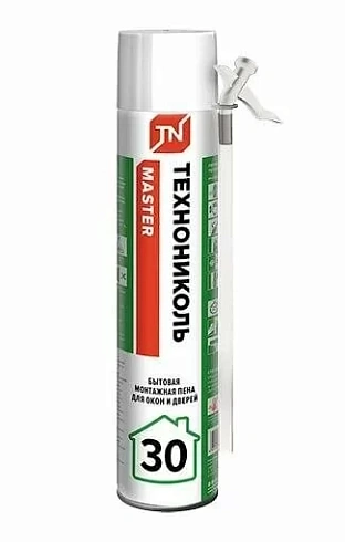 Пена монтажная Технониколь бытовая30, 350мл, Master, всесезоннная (247466)