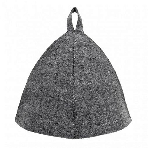 Шапка для бани "Классика" серая