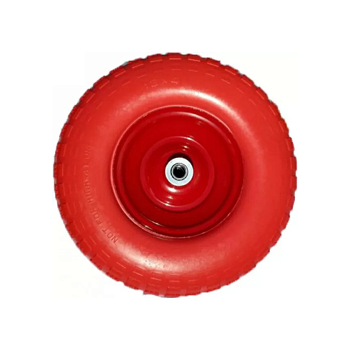 Колесо д/строит. тачки бескамерное (4,8/4,00-8) D20мм полиуретан